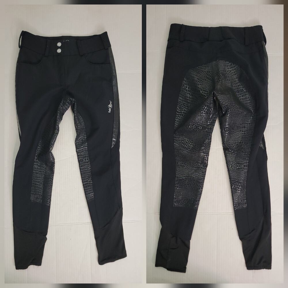 Fair Play Equestrian Breeches Pants Women’s SZ 36 Black